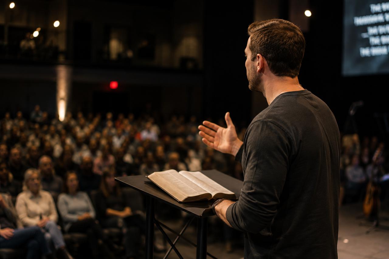 Bible teaching at Barabbas Road Church