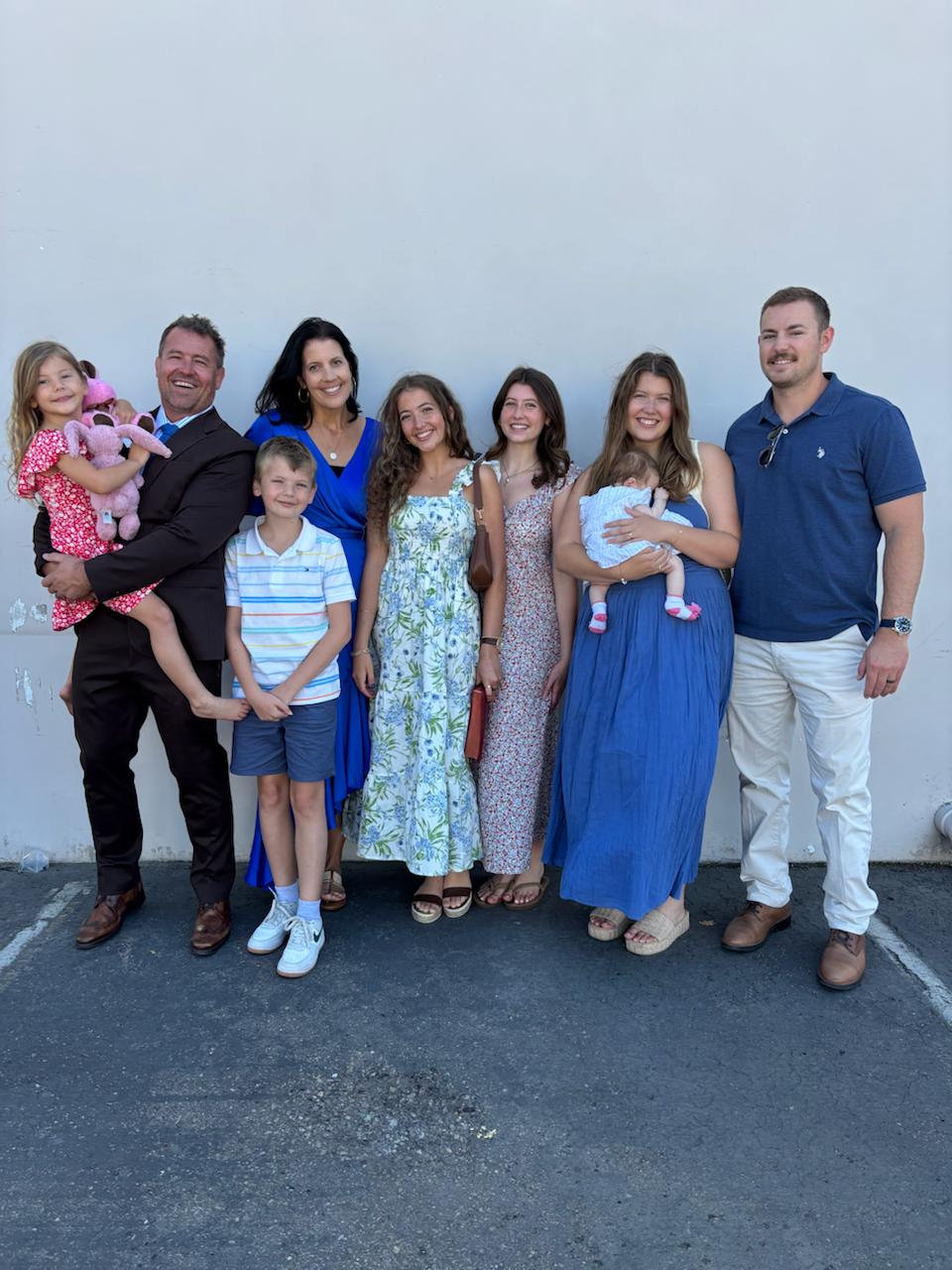 Matt Smith and family